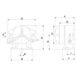 FERVI - D023 Cabezal divisorio de trinquete horizontal y vertical-EAN 8012667260699 HERRAMIENTAS ELÉCTRICAS ACCESORIOS MESAS Y DIVISORES - Product Image 2