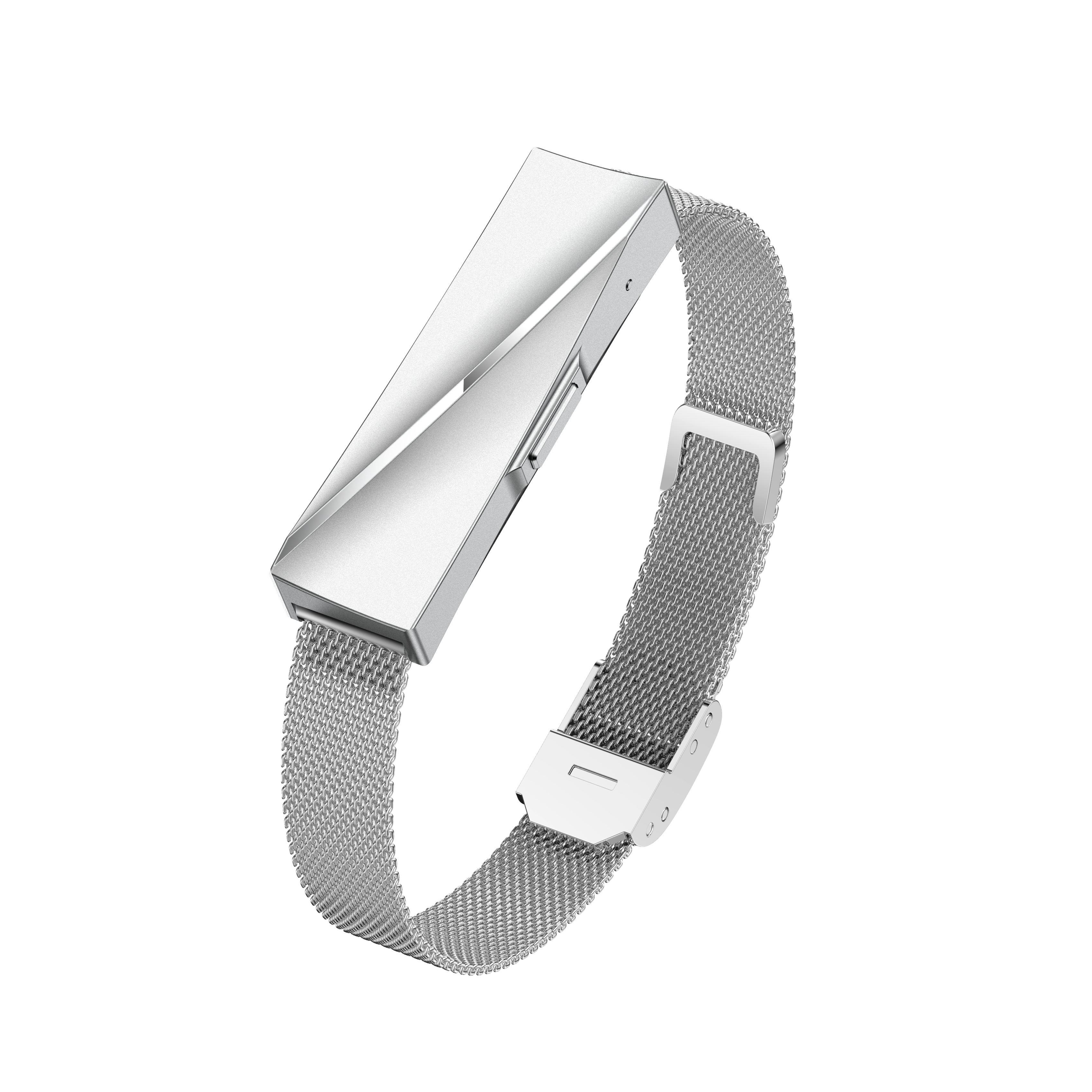 Silver Metal+Grey Silicone