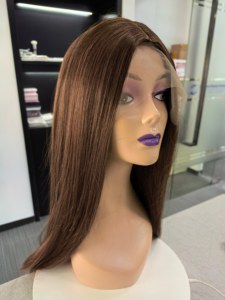 <span class=keywords><strong>Perruque</strong></span> en Fibre Synthétique Thermorésistante <span class=keywords><strong>Noire</strong></span> Naturelle, Cheveux Longs et Lisses, Qualité Supérieure pour Femmes, Idéale pour Soirées Cosplay - Product Image 5