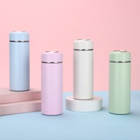 Botella de Agua Personalizada con Diseño de Explosiones, Color Sólido, Lujosa, Ecológica, Mini, de Bolsillo, de Acero Inoxidable, Aislada al Vacío, Portátil para Exteriores