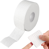 1000 lingettes jetables en cellulose sans peluches pour ongles, tampons absorbants pour le démaquillage des ongles et la manucure