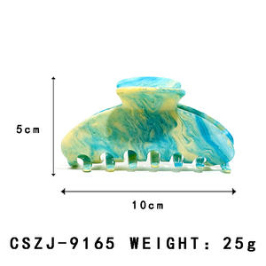 Pinza de Pelo Sencilla en Forma de Media Luna, Diseño de Color Caramelo, Acetato, Unisex, Moda, Venta al por Mayor, Personalizada, Alta Calidad - Product Image 2