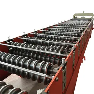 Wall Cladding Corrugated Roofing Sheet Aluminum Metal roof Tile Roll Forming Machine