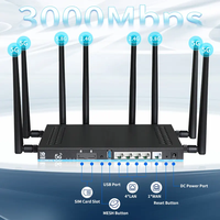 Router Wifi6 5G Desbloqueado AX3000 de Doble Banda, Router Celular 4G 5G con Ranura para Tarjeta SIM