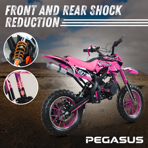 Motocicleta Todoterreno de Gasolina para Niños de 49 cc, Color Rosa, Lista para Enviar, Ideal para Principiantes, Velocidad Máxima de hasta 40 km/h, Fabricada en China para Jugar al Aire Libre - Product Image 5