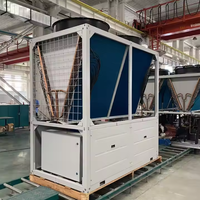 Équipement de refroidissement par condensation pour toitures industrielles, système de pompe à chaleur écoénergétique R-410A avec large adaptabilité aux températures
