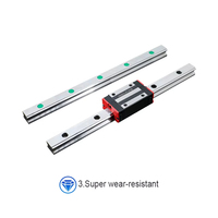 Kit de rails de guidage linéaire carrés HGR15 HGR20 15mm 20mm avec chariots HGH20CA HGW20CC HGH15CA HGW15CC pour routeur CNC