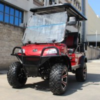 Buggy Off Road 4 Kursi Bertenaga Gas Baru untuk Dijual, Go Kart Listrik Mewah 48V HDK EVOLUTION, Mobil Golf Listrik