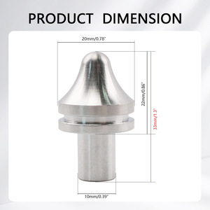 สแตนเลสสตีลคลัทช์พินหมุนได้ 10 มม.สำหรับ BMW E36 E46 E39 E90 E92 อะไหล่ทดแทน - Product Image 1