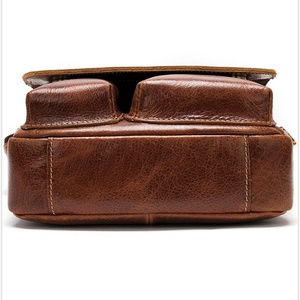 Luxury Men's Messenger Shoulder Crossbody Bags Full Grain Genuine Leather - Product Image 6