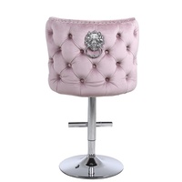Chaise de tabouret de bar au design unique de haute qualité, meubles en tissu moderne à hauteur réglable pour la maison et l'hôtel
