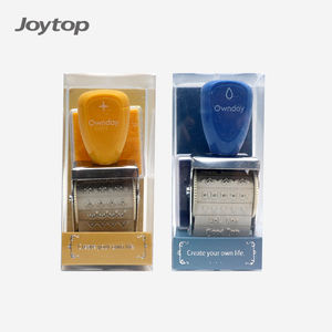 Wownday — <span class=keywords><strong>tampon</strong></span> encreur à encre, poignée en plastique, rouleau de timbre, Date, pour bricolage, fabrication de cartes artisanales, planificateur <span class=keywords><strong>Scrapbooking</strong></span>, vente en gros, 101359 - Product Image 1