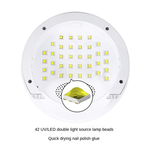 Lámpara UV Profesional para Uñas BLUEQUE V12 168W con 42 LED, Luz de Curado Multivoltaje para Esmalte en Gel y Uñas DIY - Product Image 2