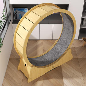 Tablero de fibra alta ecológico <span class=keywords><strong>para</strong></span> gatos, marco de escalada, juguete deportivo silencioso, rueda <span class=keywords><strong>para</strong></span> correr, cinta de correr <span class=keywords><strong>para</strong></span> <span class=keywords><strong>perros</strong></span> y gatos, tapete de terciopelo <span class=keywords><strong>para</strong></span> Fitness - Product Image 2