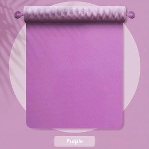 Alfombrilla de Yoga TPE Ecológica Personalizada al por Mayor, Barata, Impresa en Negro y Rojo, de los Mejores Fabricantes de Alfombrillas de Pilates - Product Image 4