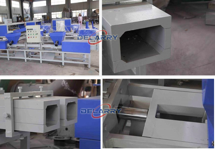 Automatic Wood Sawdust Pallet Block Making Machine Wood Shaving Chips Pallet Feet Compress Machine