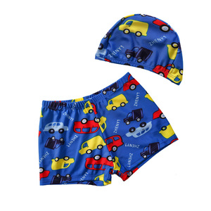 Nouvel ensemble <span class=keywords><strong>de</strong></span> <span class=keywords><strong>maillot</strong></span> <span class=keywords><strong>de</strong></span> <span class=keywords><strong>bain</strong></span> deux pièces pour garçons, avec short <span class=keywords><strong>de</strong></span> <span class=keywords><strong>bain</strong></span> et bonnet, idéal pour les 8-10 <span class=keywords><strong>ans</strong></span>, en polyester/spandex, vente chaude transfrontalière - Product Image 4