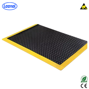 Leenol Manufacturer Low <strong>Price</strong> Anti Fatigue Floor <strong>Mat</strong> ESD Industrial Rubber <strong>Mat</strong> Flooring For Warehouse - Product Image 1