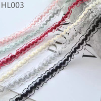 Vente en gros du fabricant, Meilleure vente : Bordure de dentelle brodée de 3CM-5CM, Dentelle Cluny à œillets, en stock, Tissu soluble dans l'eau
