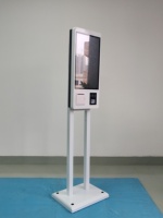 Sistema de Pago con Pantalla Digital LCD para Autoservicio, Menú Digital, Versión de Escritorio para Restaurantes de Comida Rápida
