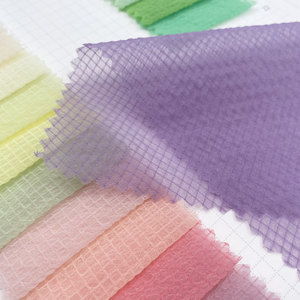 Fashion Lady Summer <strong>Spring</strong> swiss Crepe Voile Plaid Dobby Check 100% Polyester Sheer Seersucker <strong>Fabric</strong> for Dress Coat - Product Image 2