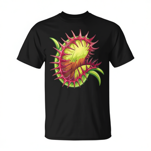 Camiseta Venus Flytrap para niños, diseño colorido, camiseta gráfica inspirada en la naturaleza - Product Image 2