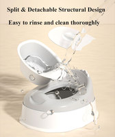 Pot de toilette portable pour bébé, siège d'apprentissage de la propreté en plastique pour nourrissons et enfants, simple et pratique pour la maison