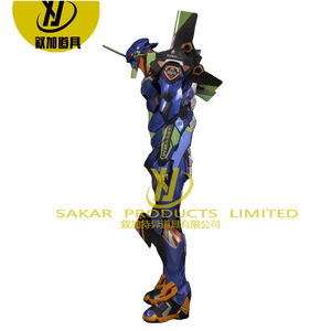  <span class=keywords><strong>Evangelion</strong></span> 01 คุณภาพสูงแบบสั่งทำพิเศษ &amp;   ชุดคอสเพลย์ตัวละครอนิเมะ 02 ชุด พร้อมเสื้อและกางเกงสำหรับการแสดงในงานอีเว้นท์ - Product Image 3