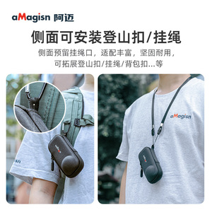 aMagisn Insta360 X5 <b>Camera</b> Case Soft Textile Dustproof Compact Action <b>Camera</b> Protective <b>Bag</b> with Lens Cover - Product Image 3