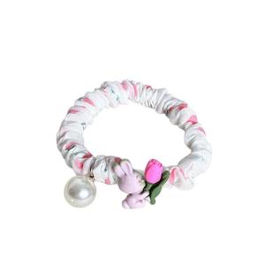 Tulipe lapin chouchou printemps esthétique cheveux cravate Kawaii étudiant cheveux accessoire nouveau - Product Image 5