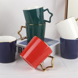 Taza de Cerámica con Asa Simple en Forma de Estrella, Personalizable con Logotipo, para Oficina, Hogar, Agua, Café - Product Image 2