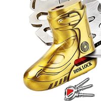 YH9181 Antivol robuste en forme de chaussure pour vélo - Mini cadenas avec clé, étanche, anti-perçage, anti-sablage