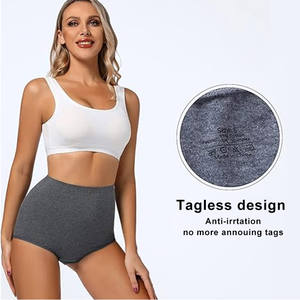 Hot Sale Bequeme Baumwolle Höschen Sport Lady Slips Xxxl Plus Size Höschen Unterwäsche für dicke Frauen - Product Image 2