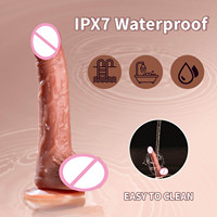 Fernbedienung Weiches Silikon Realistischer Penis G-Punkt Klitoris Stimulator Schub Schaukel Heizung Dildo Vibrator Sexspielzeug für Frauen