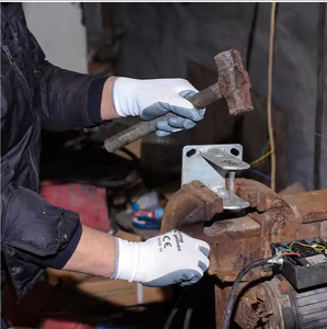 Guante de construcción de inmersión de nitrilo Agarre Guantes de hormigón Trabajo DE SEGURIDAD Guantes mecánicos - Product Image 6