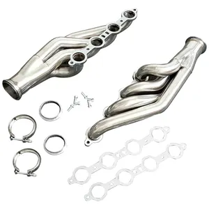 Auto Parts Stainless Steel Exhaust 201 Customized Turbo Car Exhaust Header Manifold For Chevy 97-14 V8 LS1/LS/LS3/LS6