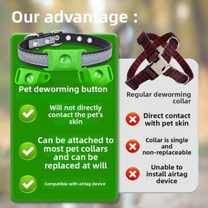 Collare Antiparassitario in Silicone per Cani e Gatti, Best-Seller, Chiusura con Fibbia, Resistente all'Acqua, Ingredienti Naturali - Product Image 5