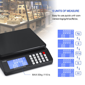 Báscula Digital para Envíos Postales Sf202A, 66LB/30KG, Recargable, Báscula de Peso para Correo <span class=keywords><strong>y</strong></span> Cocina - Product Image 5