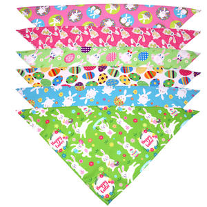 Pañuelo de poliéster con estampado personalizado para perro, pañuelo triangular para perro - Product Image 4
