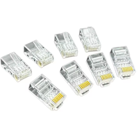 Connecteurs RJ45 UTP 8P8C Cat6 de qualité supérieure, emballés dans une boîte exquise |   100 contacts plaqués or, fiches Ethernet de haute qualité