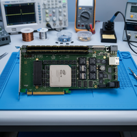 Nouvelle carte de développement de circuits intégrés logiques programmables ReFLEX CES RXCS10X280HPF50-IDK10A avec 2800 oscillateurs H-Tile GX et outils