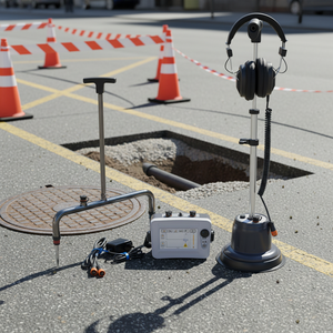 Détecteur de défauts de câbles acoustiques et magnétiques numérique portable XZH XHDD503E+ du fabricant, kit de localisation haute précision, garantie 1 an - Product Image 1