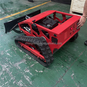 Robot Eléctrico de Alto Rendimiento con Control Remoto y Orugas, Equipo 3 en 1 para Cortar Césped, Recortar y Triturar, 800W - Product Image 5