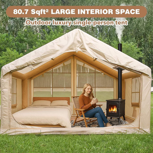 Tentes gonflables pour le <span class=keywords><strong>camping</strong></span>, tente gonflable de luxe pour 6 à 8 personnes avec port AC, tente gonflable portable facile à installer - Product Image 6