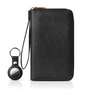 Porta Pasaportes de Viaje Compacto y Espacioso con Ranura Externa para Rastreador Inteligente, Organizador Impermeable con Cierre para Artículos Esenciales de Viaje - Product Image 6