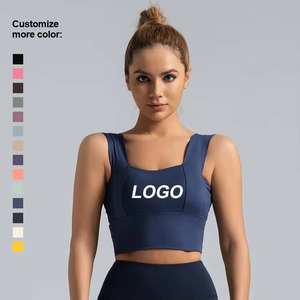 Conjunto Deportivo de Dos Piezas para Mujer, Top Deportivo XL con Tirantes Cruzados Reversibles y Ligeros para Yoga, Gimnasio y Fitness, Diseño Sexy con Parches - Product Image 5