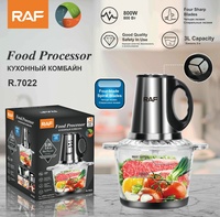 Kualitas Mincing Listrik Penggiling Daging Listrik Food Chopper Fufu Mesin Yam Raw Food Processor dengan Pegangan