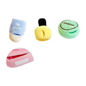 Custom High Quality New <strong>Pet</strong> <strong>Toys</strong> Cute Bite Resistance Cosmetics Snack <strong>Pocket</strong> Hide Food Squeaky Plush Chew <strong>Toy</strong> for Dog - Product Image 5