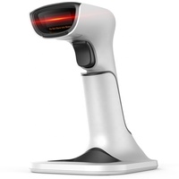 Escáner de Códigos de Barras Inalámbrico 2.4G WIFI, Portátil, con Interfaz USB, 1D 2D QR, para Inventario de Almacén y Supermercado, en Stock