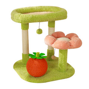 Tiragraffi per Gatti in Sisal Stile Giapponese, Scaffale Integrato per Arrampicata e Salto - Product Image 5